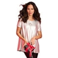 thumbnail image 1 of Roaman's Women's Plus Size Metallic Swing Tee, 1 of 6