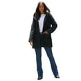 thumbnail image 1 of Roaman's Women's Plus Size Hooded Teddy Fleece Coat, 1 of 6