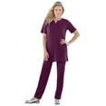 thumbnail image 1 of Roaman's Women's Plus Size Soft Knit Tunic With Notch Neckline, 1 of 6