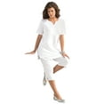 thumbnail image 1 of Roaman's Women's Plus Size Soft Knit Tunic With Notch Neckline, 1 of 6