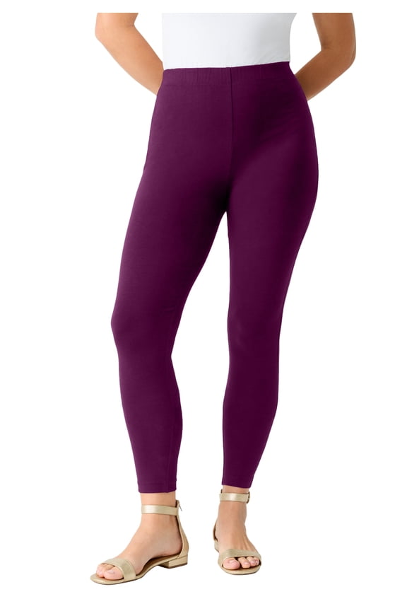 Women's Plus Size Tall Plus Size Ankle Length Essential Stretch Legging