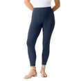 thumbnail image 1 of Roaman's Women's Plus Size Tall Plus Size Essential Stretch Ankle Length Pull-On Legging, 1 of 6