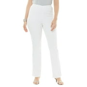 Roaman's Women's Plus Size Petite Bootcut Comfort Stretch Jean