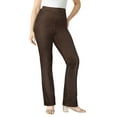 thumbnail image 1 of Roaman's Women's Plus Size Petite Plus Size Comfort Stretch Bootcut Jean, 1 of 4