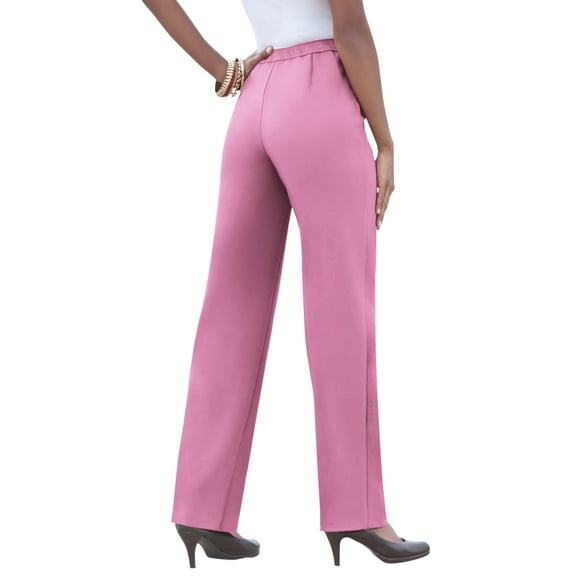 Roaman's Women's Plus Size Classic Bend Over Pant