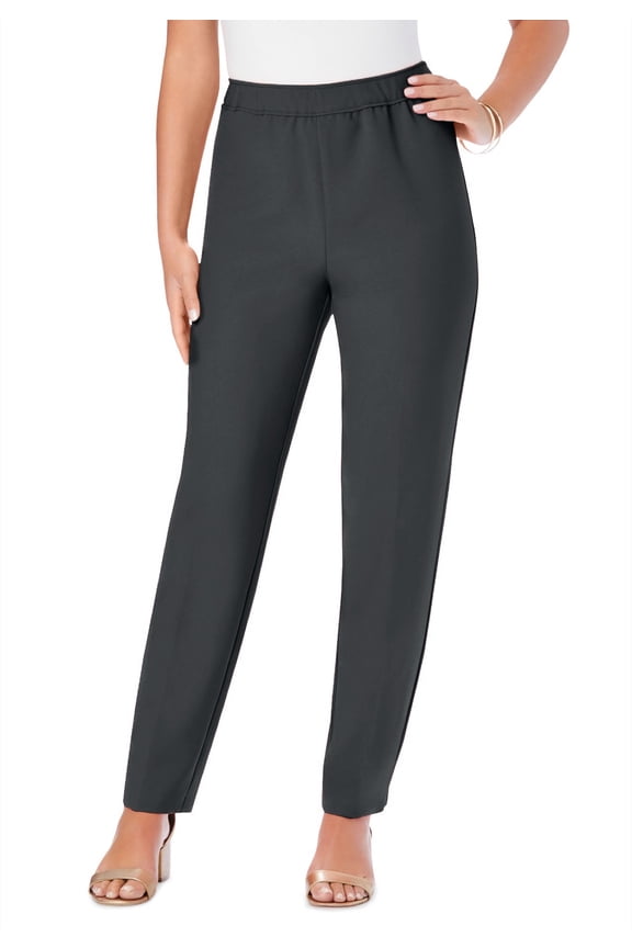 Women's Plus Size Petite Classic Bend Over Pant