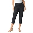 thumbnail image 1 of Roaman's Women's Plus Size Petite Plus Size Classic Stretch Capri Jean, 1 of 6