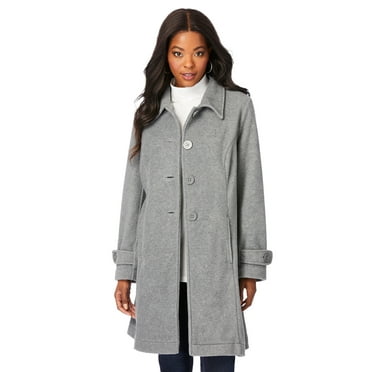 Roaman's Women's Plus Size Petite Fleece Jacket