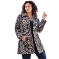 thumbnail image 1 of Roaman's Women's Plus Size Petite Fleece Jacket, 1 of 4