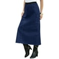 thumbnail image 1 of Roaman's Women's Plus Size Petite Plus Size Invisible Stretch All Day Cargo Skirt, 1 of 5