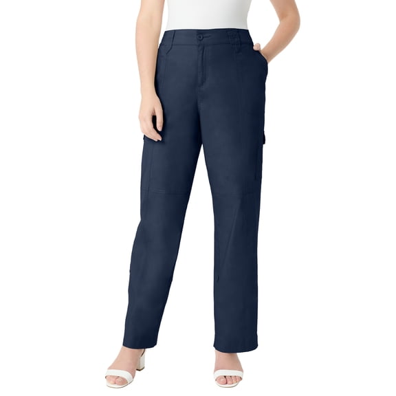 Roaman's Women's Plus Size Petite Plus Size Convertible Cargo Pants