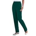 thumbnail image 1 of Roaman's Women's Plus Size Straight Leg Soft Knit Pull On Pant, 1 of 6