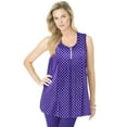 thumbnail image 1 of Roaman's Women's Plus Size Pleated Tank, 1 of 4