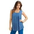 thumbnail image 1 of Roaman's Women's Plus Size Pleated Tank, 1 of 4
