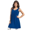 thumbnail image 1 of Roaman's Women's Plus Size Ultimate Pleated Tunic Tank, 1 of 6