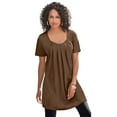 thumbnail image 1 of Roaman's Women's Plus Size Ultimate Pleatneck Tunic, 1 of 5