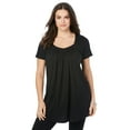 thumbnail image 1 of Roaman's Women's Plus Size Ultimate Pleatneck Tunic, 1 of 5