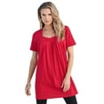 thumbnail image 1 of Roaman's Women's Plus Size Ultimate Pleatneck Tunic, 1 of 5