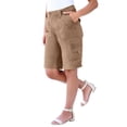 thumbnail image 1 of Roaman's Women's Plus Size Cargo Shorts, 1 of 3