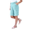 thumbnail image 1 of Roaman's Women's Plus Size Cargo Shorts, 1 of 3