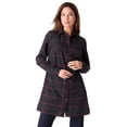 thumbnail image 1 of Roaman's Women's Plus Size Kate Long-Sleeve Crisp Cotton-Blend Button-Front Tunic, 1 of 6