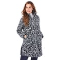 thumbnail image 1 of Roaman's Women's Plus Size Plush Fleece Driving Coat Jacket, 1 of 4