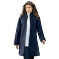 thumbnail image 1 of Roaman's Women's Plus Size Fleece Driving Coat, 1 of 4