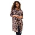thumbnail image 1 of Roaman's Women's Plus Size Printed Duster Cardigan & Tank Set, 1 of 3