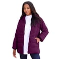 thumbnail image 1 of Roaman's Women's Plus Size Lightweight Quilted Jacket, 1 of 6