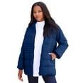 thumbnail image 1 of Roaman's Women's Plus Size Lightweight Quilted Jacket, 1 of 6