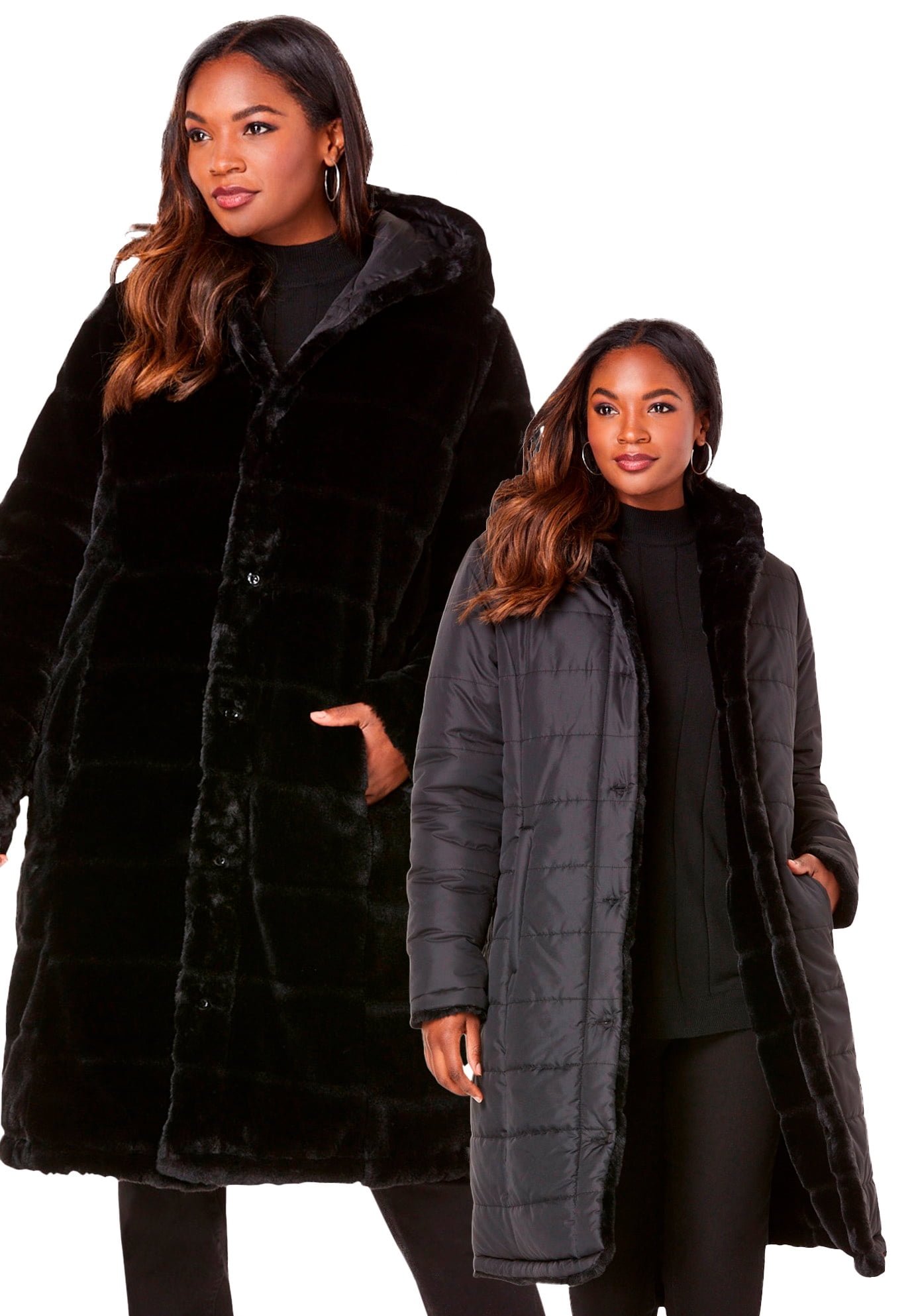 roamans plus size coats