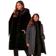 thumbnail image 1 of Roaman's Women's Plus Size 2-In-1 Puffer And Faux Fur Coat, 1 of 6