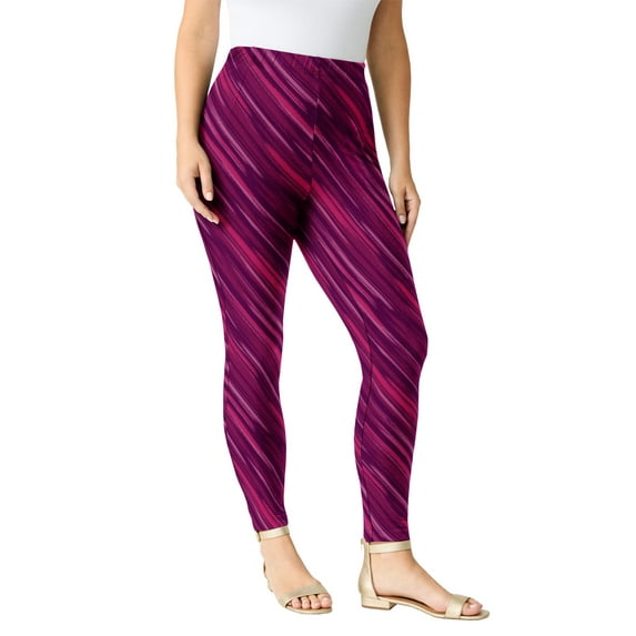 Roaman's Women's Plus Size Side Pocket Essential Legging