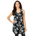 thumbnail image 1 of Roaman's Women's Plus Size Sleeveless Angelina Tunic, 1 of 4
