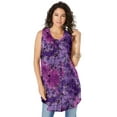 thumbnail image 1 of Roaman's Women's Plus Size Sleeveless Angelina Tunic, 1 of 3