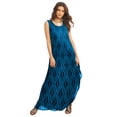 thumbnail image 1 of Roaman's Women's Plus Size Sleeveless Crinkle Dress, 1 of 5