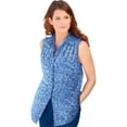 thumbnail image 1 of Roaman's Women's Plus Size Kate Sleeveless Shirt, 1 of 3