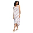 thumbnail image 1 of Roaman's Women's Plus Size Stretch Knit Mid Length Sleeveless Swing Dress, 1 of 6