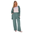 thumbnail image 1 of Roaman's Women's Plus Size Soft Knit Cascade Cardigan, 1 of 1