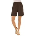 thumbnail image 1 of Roaman's Women's Plus Size Soft Knit Pull-On Short, 1 of 4