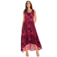 thumbnail image 1 of Roaman's Women's Plus Size Stretch Knit Sleeveless A-Line Maxi Dress, 1 of 4