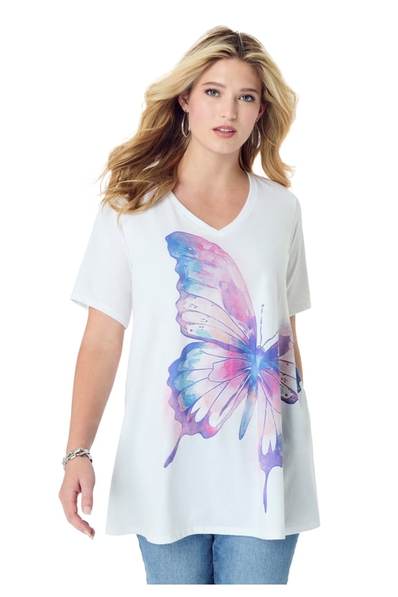 Women's Plus Size Ultimate Short Sleeve Swing Tee