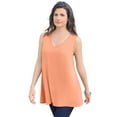 thumbnail image 1 of Roaman's Women's Plus Size Cotton Ultimate Swing Tank Top, 1 of 6