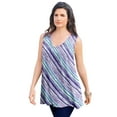 thumbnail image 1 of Roaman's Women's Plus Size Cotton Ultimate Swing Tank Top, 1 of 6