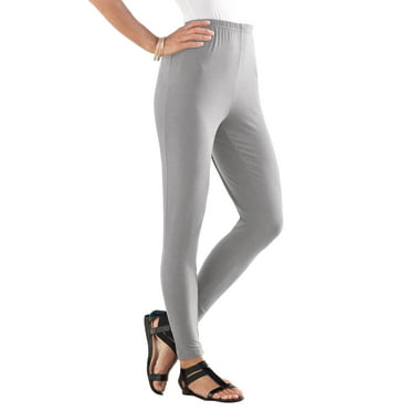 Roaman's Women's Plus Size Tall Ankle Length Essential Stretch Legging