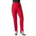 thumbnail image 1 of Roaman's Women's Plus Size Classic Bend Over Pant, 1 of 6
