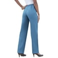 thumbnail image 1 of Roaman's Women's Plus Size Classic Bend Over Pant, 1 of 5
