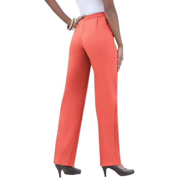 Roaman's Women's Plus Size Classic Bend Over Pant