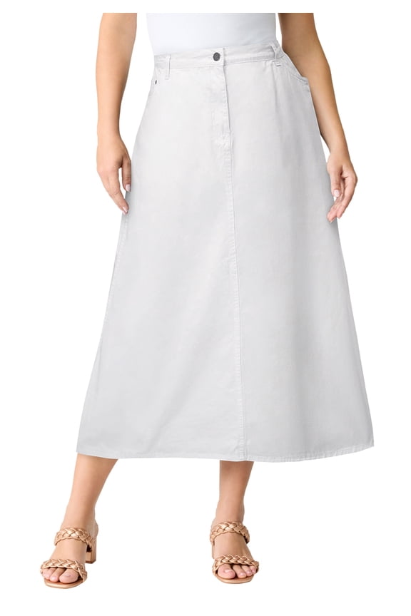 Women's Plus Size Tall Plus Size Easy-Wear A-Line Skirt