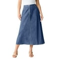 thumbnail image 1 of Roaman's Women's Plus Size Easy-Wear A-Line Skirt, 1 of 6